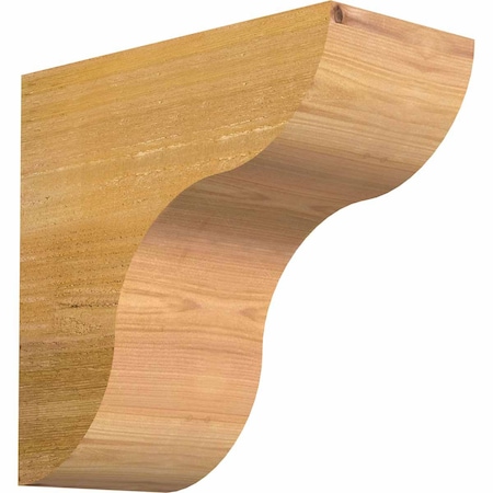 Ekena Millwork Carmel Rough Sawn Rafter Tail, Western Red Cedar, 6"W x 12"H x 12"L RFT06X12X12CAR00RWR